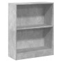 Estantería madera de ingeniería gris hormigón 60x24x76 cm en Librerías y estanterías | Comprar online en Foru.es