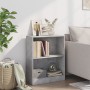 Estantería madera de ingeniería gris hormigón 60x24x76 cm en Librerías y estanterías | Comprar online en Foru.es