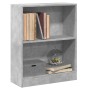 Estantería madera de ingeniería gris hormigón 60x24x76 cm en Librerías y estanterías | Comprar online en Foru.es
