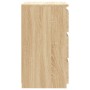 Mesitas de noche 2 uds contrachapada roble Sonoma 40x35x62,5cm de vidaXL, Mesitas de noche - Ref: Foro24-806218, Precio: 104,...
