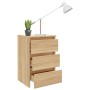 Mesitas de noche 2 uds contrachapada roble Sonoma 40x35x62,5cm de vidaXL, Mesitas de noche - Ref: Foro24-806218, Precio: 104,...