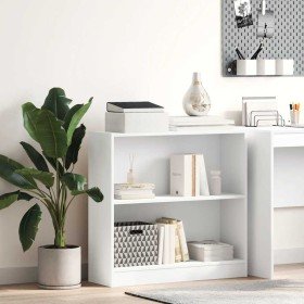 Estantería de madera contrachapada blanco 80x24x75 cm en Librerías y estanterías | Comprar online en Foru.es