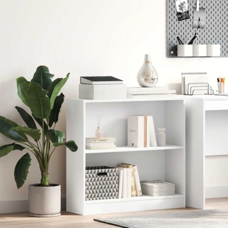 Estantería de madera contrachapada blanco 80x24x75 cm en Librerías y estanterías | Comprar online en Foru.es