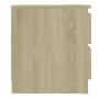 Mesitas de noche 2 uds contrachapado roble Sonoma 50x39x43,5 cm de vidaXL, Mesitas de noche - Ref: Foro24-806200, Precio: 81,...