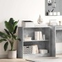 Estantería de madera contrachapada gris hormigón 80x24x75 cm en Librerías y estanterías | Comprar online en Foru.es