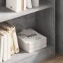 Estantería de madera contrachapada gris hormigón 80x24x75 cm en Librerías y estanterías | Comprar online en Foru.es
