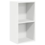 Estantería 2 niveles madera contrachapada blanco 40x30x76,5 cm en Librerías y estanterías | Comprar online en Foru.es
