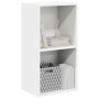 Estantería 2 niveles madera contrachapada blanco 40x30x76,5 cm en Librerías y estanterías | Comprar online en Foru.es