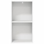 Estantería 2 niveles madera contrachapada blanco 40x30x76,5 cm en Librerías y estanterías | Comprar online en Foru.es