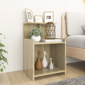 Nightstands 2 pcs Sonoma oak plywood 40x35x60 cm by vidaXL, Nightstands - Ref: Foro24-806182, Price: 51,56 €, Discount: %