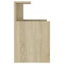 Mesitas de noche 2 uds contrachapada roble Sonoma 40x35x60 cm de vidaXL, Mesitas de noche - Ref: Foro24-806182, Precio: 52,18...