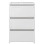 Mesita de noche madera de ingeniería blanco 40x35x62,5 cm de vidaXL, Mesitas de noche - Ref: Foro24-806211, Precio: 60,48 €, ...