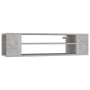 Mueble de TV colgante contrachapada gris hormigón 100x30x26,5cm de vidaXL, Muebles TV - Ref: Foro24-806233, Precio: 40,56 €, ...