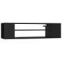 Mueble de TV colgante madera contrachapada negro 100x30x26,5 cm de vidaXL, Muebles TV - Ref: Foro24-806230, Precio: 45,51 €, ...