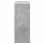 Estantería 2 niveles contrachapada gris hormigón 60x30x76,5cm en Librerías y estanterías | Comprar online en Foru.es