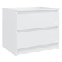 Mesita de noche madera contrachapada blanco 50x39x43,5 cm de vidaXL, Mesitas de noche - Ref: Foro24-806193, Precio: 62,41 €, ...