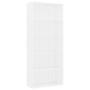 Estantería de 5 niveles madera contrachapada blanca 80x30x189cm en Librerías y estanterías | Comprar online en Foru.es