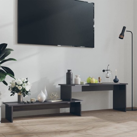 Mueble para TV madera contrachapada gris brillante 180x30x43 cm de vidaXL, Muebles TV - Ref: Foro24-806273, Precio: 39,00 €, ...