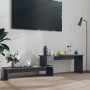 Mueble para TV madera contrachapada gris brillante 180x30x43 cm de vidaXL, Muebles TV - Ref: Foro24-806273, Precio: 39,00 €, ...