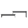 Mueble para TV madera contrachapada gris brillante 180x30x43 cm de vidaXL, Muebles TV - Ref: Foro24-806273, Precio: 39,00 €, ...