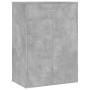 Mueble zapatero de contrachapada gris hormigón 60x35x84 cm en Zapateros y organizadores de calzado | Comprar online en Foru.es