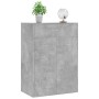 Mueble zapatero de contrachapada gris hormigón 60x35x84 cm en Zapateros y organizadores de calzado | Comprar online en Foru.es