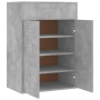Mueble zapatero de contrachapada gris hormigón 60x35x84 cm en Zapateros y organizadores de calzado | Comprar online en Foru.es