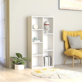 Estantería librería madera contrachapada blanco 50x25x106 cm en Librerías y estanterías | Comprar online en Foru.es