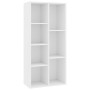 Estantería librería madera contrachapada blanco 50x25x106 cm en Librerías y estanterías | Comprar online en Foru.es