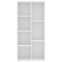 Estantería librería madera contrachapada blanco 50x25x106 cm en Librerías y estanterías | Comprar online en Foru.es
