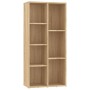Estantería madera contrachapada color roble Sonoma 50x25x106cm en Librerías y estanterías | Comprar online en Foru.es