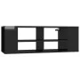 Mueble pared TV madera contrachapada negro brillo 102x35x35 cm de vidaXL, Muebles TV - Ref: Foro24-806245, Precio: 45,98 €, D...