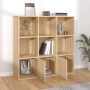 Estantería madera contrachapada color roble Sonoma 98x30x98cm en Librerías y estanterías | Comprar online en Foru.es