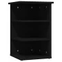 Armario auxiliar de madera contrachapada negro 35x35x55 cm de vidaXL, Aparadores - Ref: Foro24-806275, Precio: 30,02 €, Descu...