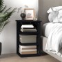 Armario auxiliar de madera contrachapada negro 35x35x55 cm de vidaXL, Aparadores - Ref: Foro24-806275, Precio: 30,40 €, Descu...