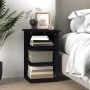 Armario auxiliar de madera contrachapada negro 35x35x55 cm de vidaXL, Aparadores - Ref: Foro24-806275, Precio: 30,02 €, Descu...