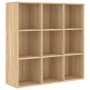 Estantería madera de ingeniería roble Sonoma 98x29x97,5 cm en Librerías y estanterías | Comprar online en Foru.es