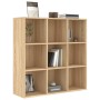 Estantería madera de ingeniería roble Sonoma 98x29x97,5 cm en Librerías y estanterías | Comprar online en Foru.es