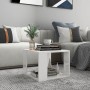 Mesa de centro madera contrachapada blanco brillo 40x40x30 cm de vidaXL, Mesas de centro - Ref: Foro24-806316, Precio: 29,32 ...