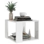 Mesa de centro madera contrachapada blanco brillo 40x40x30 cm de vidaXL, Mesas de centro - Ref: Foro24-806316, Precio: 29,32 ...