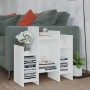 Armario auxiliar de madera contrachapada blanco 60x26x60 cm de vidaXL, Aparadores - Ref: Foro24-806283, Precio: 37,51 €, Desc...