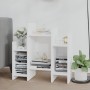 Armario auxiliar de madera contrachapada blanco 60x26x60 cm de vidaXL, Aparadores - Ref: Foro24-806283, Precio: 37,51 €, Desc...