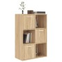Armario almacenamiento madera contrachapada roble 60x29,5x90 cm en Librerías y estanterías | Comprar online en Foru.es