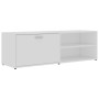 Mueble para TV madera contrachapada blanco 120x34x37 cm en Muebles TV | Comprar online en Foru.es