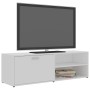 Mueble para TV madera contrachapada blanco 120x34x37 cm en Muebles TV | Comprar online en Foru.es