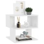 Mesa auxiliar de madera contrachapada blanco 40x40x40 cm de vidaXL, Mesas auxiliares - Ref: Foro24-806292, Precio: 33,42 €, D...