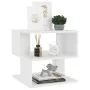 Mesa auxiliar de madera contrachapada blanco 40x40x40 cm de vidaXL, Mesas auxiliares - Ref: Foro24-806292, Precio: 32,95 €, D...