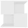Mesa auxiliar de madera contrachapada blanco 40x40x40 cm de vidaXL, Mesas auxiliares - Ref: Foro24-806292, Precio: 32,95 €, D...