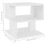 White plywood side table 40x40x40 cm by vidaXL, Side tables - Ref: Foro24-806292, Price: 32,95 €, Discount: %