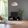 Mueble de TV madera contrachapada negra 120x34x37 cm en Muebles TV | Comprar online en Foru.es